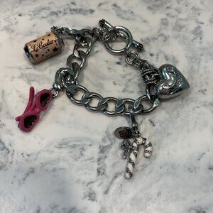 Juicy Couture Silver Charm Bracelet